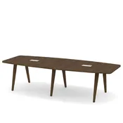 10′ Wood Leg Boat Table