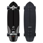 Black Tip Carbon Fiber, 32.5" | Surfskate Complete