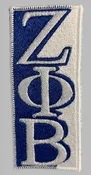 Bold Stack ZPB Patch – Blue/White