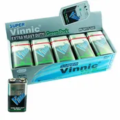 10Pc Vinnic S6F22MSG Super Heavy Duty 9V Batteries MN1604 PP3HP 216