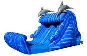 12ft Dolphin Inflatable Water Slide with Splash Pool
