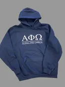 Alpha Phi Omega Greek Bar Hoodie - Standard