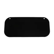 11" x 5" Powder-Coated Black Aluminum Blank Customized With Reflective Numbers On Both Sides