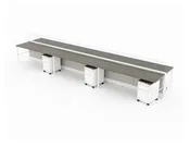 Evolve Office Workstation With Glass Divider