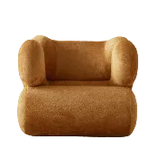 Four Symbols Sculptural Lounge Chair in Textured Fabric