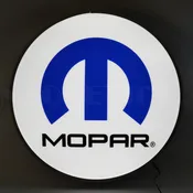 15 INCH BACKLIT LED LIGHTED SIGN MOPAR OMEGA M – 7MOPAR