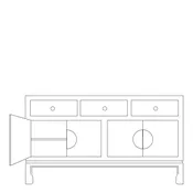double happiness low console