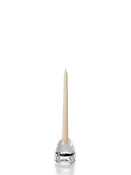 10" Sandstone Taper Candles – Set of 12