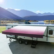 13' RV Awning Replacement Fabric Heat-Welded Seams (Actual Width 12' 1")