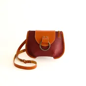 LIMITED EDITION // Essie Cross-body // Burgundy & Cognac