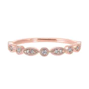 10Kt Rose Gold Diamond 1/10Ctw Ring