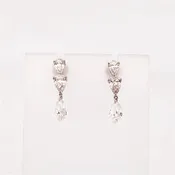 Lab Grown Diamond Dangle Earrings