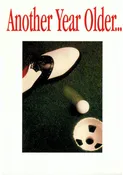 Another Year Older Golfer Birthday Card