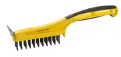 1-3/4" x 5" Carbon Steel Stripping Brush w/ Scraper