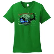 Tartan Apparel Happy Christmas T-Shirt in Green