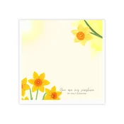 Daffodil "You Are My Sunshine" Post-it Note Pad — typeplusprint