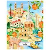 Bell'Italia Kitchen Towel, 100% Linen, Made in Italy