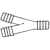 Plumbing: Poly Barbed Wye Fittings