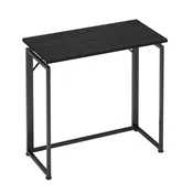 31.5” Wide Folding Desk for Small Spaces, No Assembly Required