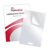 10mil Business Card Pouches with Short Side Slot - 100pk