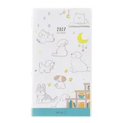 2027 B6 Slim Pocket Diary, Dog