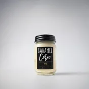 13 oz Mason Jar Fall Candle: Caramel Corn