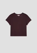 AGOLDE "Adine Shrunken Tee" Womens - Root