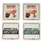 History Happy Hour Coasters [Set of 4]