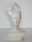 Alexis - White Silk Shantung