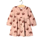 Chrysanthemum Button Down Dress | Cotton | 2-8Y