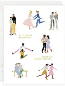 All Love Is Beautiful - SeededWedding/Engagement Card