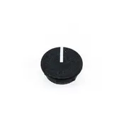 12mm Black Knob Cap with Indicator Line for Lexicon PCM60