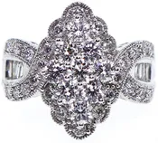 14k Gold 2.00ct Cocktail Ring