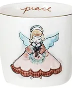 12 oz. Stoneware Mug w/ Holiday Image, Saying & Gold Electroplating, 4 Styles SALE