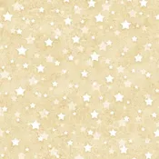 108" Allover Stars Cream