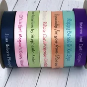 Personalized Satin Ribbon 5/8" - 36 Colors