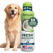 TropiClean Aloe + Coconut Deodorizing Pet Shampoo, 20oz