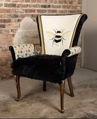 Queen Bee Throne — The Artful Chair | Custom Chair Upholstery and Classes