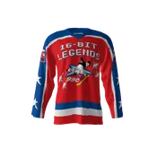 16-Bit Legends Red Hockey Jersey