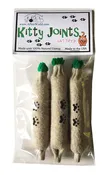 Cat Toys- 3 Kitty Cat Joints with Natural Catnip-USA Made Parody Toy