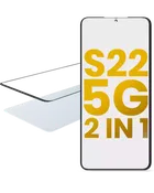 2 in 1 Front Glass With OCA Pre-Installed For Samsung Galaxy S22 5G