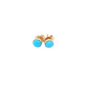 5mm Sleeping beauty Stud Earrings