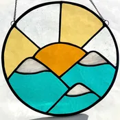 102 Stained Glass Art Class: Mountain Sunrise - Sun. 10.11.26 @ 2P