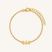 444 Steadfast Protection Chain Bracelet