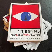 10,000 Hz OG LOGO STICKER