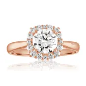 Cushion Plain Shank Halo