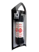 10 Seconds Athletic Flat Laces Black
