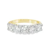 10K Yellow Gold Women's Lab Grown Diamond Ring