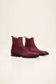 All Leather Essential Chelsea Boot  - Oxblood Suede