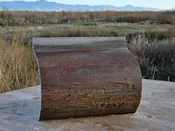 8″ Round EverLog Siding Sample – Ponderosa